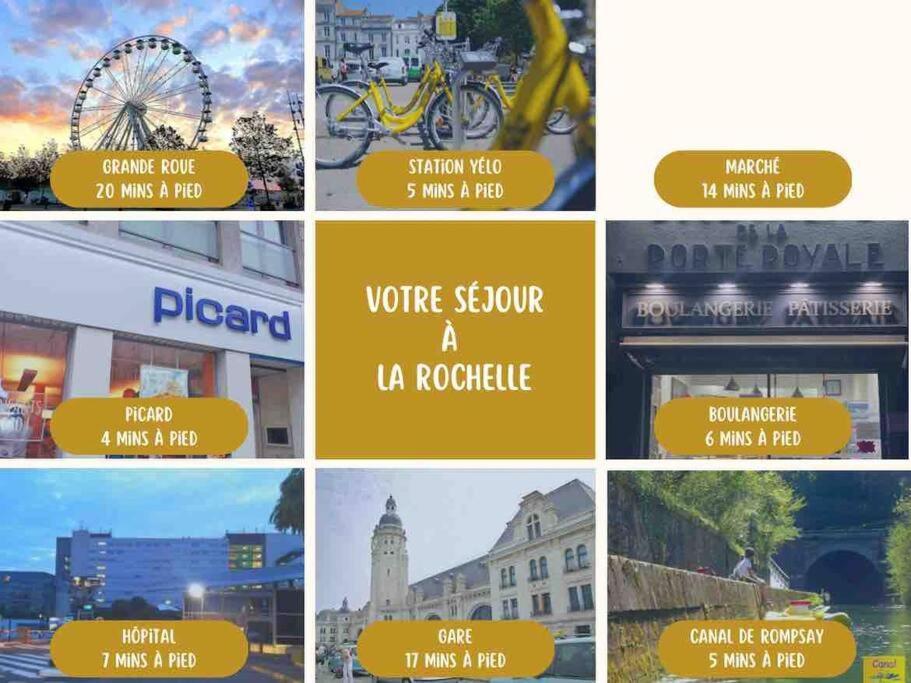 Le P Tit Retais Proche Marche Central Et Gare Sncf- Wifi Haut Debit - Ла-Рошель Экстерьер фото